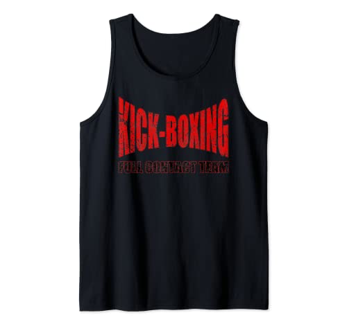 Kick Boxing Boxe Fighting Full Contact MMA Artes marciales Camiseta sin Mangas