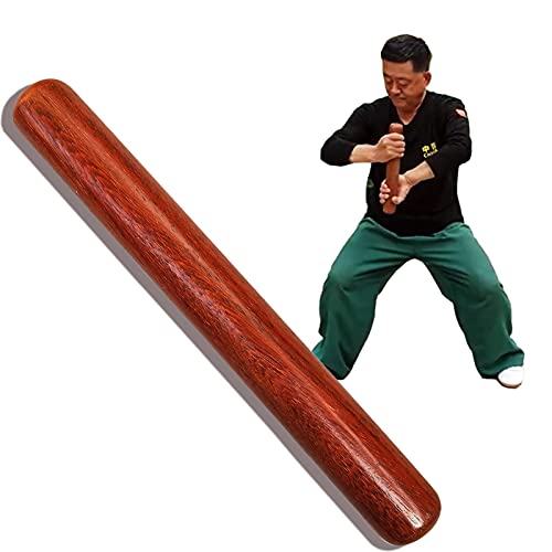 SFITVE Tai Chi Ruler Tai Chi Stick para Principiantes de Tai Chi Kung fu Tai Chi Stick Equipo Ejercicio Tai Chi Palos de Entrenamiento ala de Pollo Regla de Tai Chi Tai Chi Rod(Color:Redwood33*3.5cm)