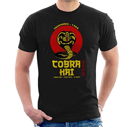 Cloud City 7 Retro Cobra Kai Snake Logo Men's T-Shirt