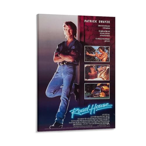 LIANGSHUANG Póster de arte marcial de 1989 con películas de artes marciales y casa de carretera, póster de lienzo para pared, impresiones para colgar fotos, decoración del hogar, pósteres de arte de