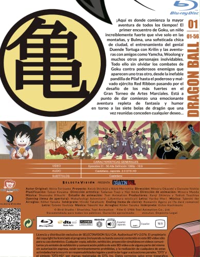 Dragon Ball Box 1 Bluray Adventure Edition - Episodio 1 a 56 [Blu-ray]