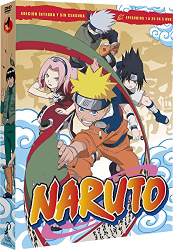 Naruto Box 1 Episodes 1 To 25 [DVD]